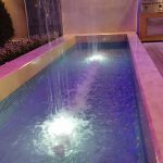 کاشی کاری ابنما استخر با طرح های متنوع