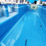 نمونه کار کاشی استخر|کاشی کار استخر |نصاب کاشی استخر